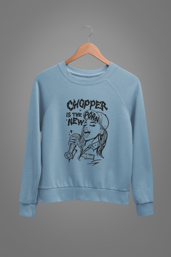 CHOPPER IS THE NEW P*RN blue