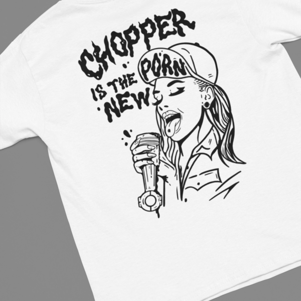 THE NEW P*RN white t-shirt