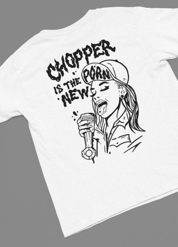 THE NEW P*RN white t-shirt